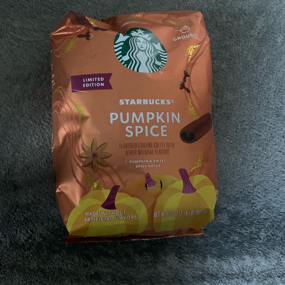 XL Starbucks Pumpkin Spice Ground Coffee 2.18 LB Bag